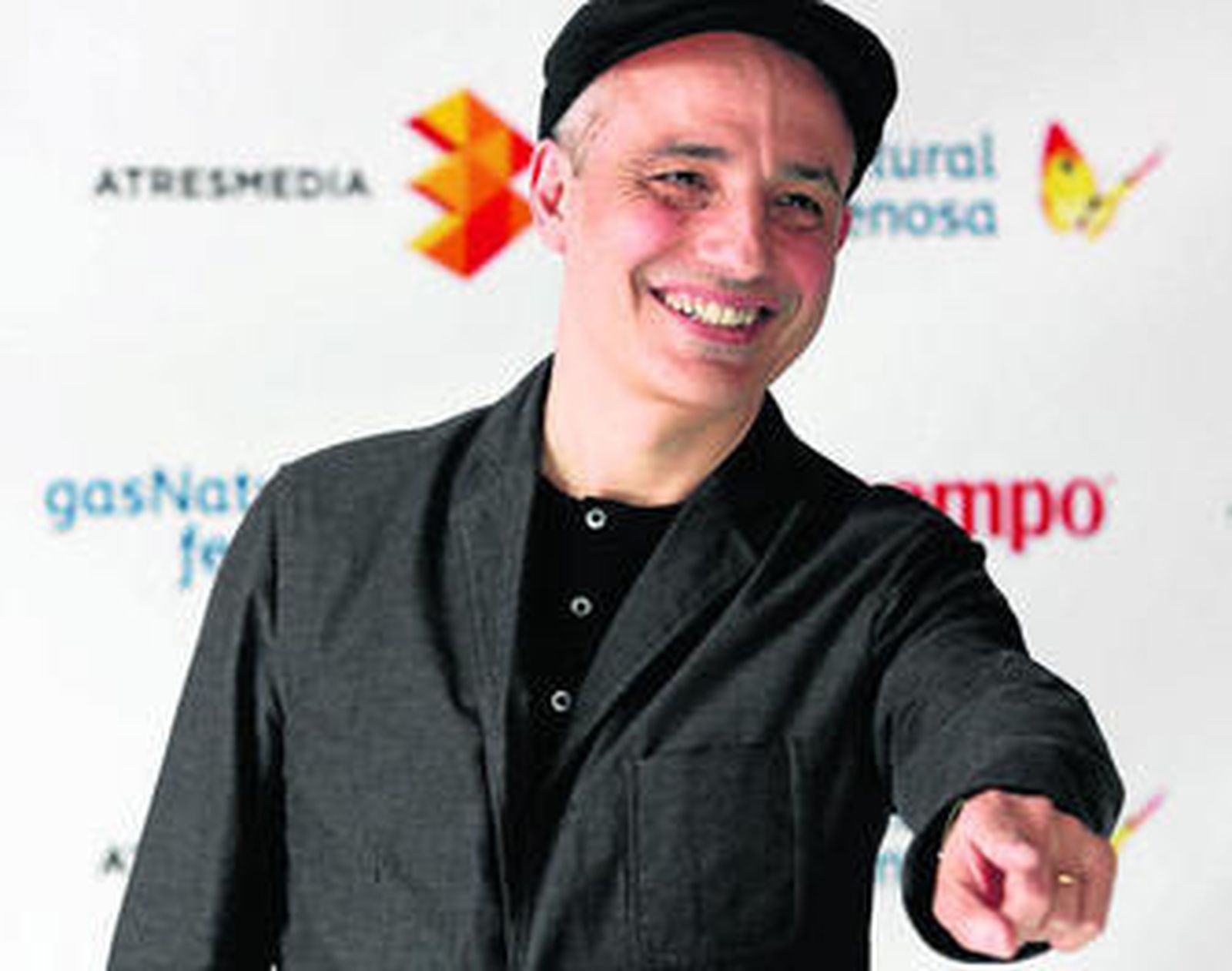 Pablo Berger (Bilbao, 1963), ayer antes de recibir su homenaje.