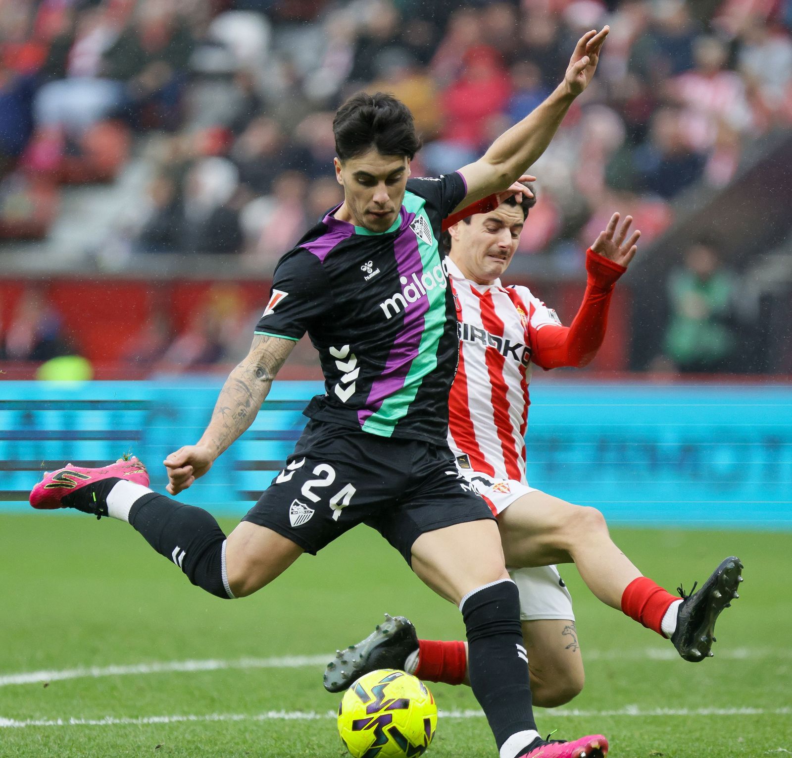 El Sporting-Málaga CF, en fotos