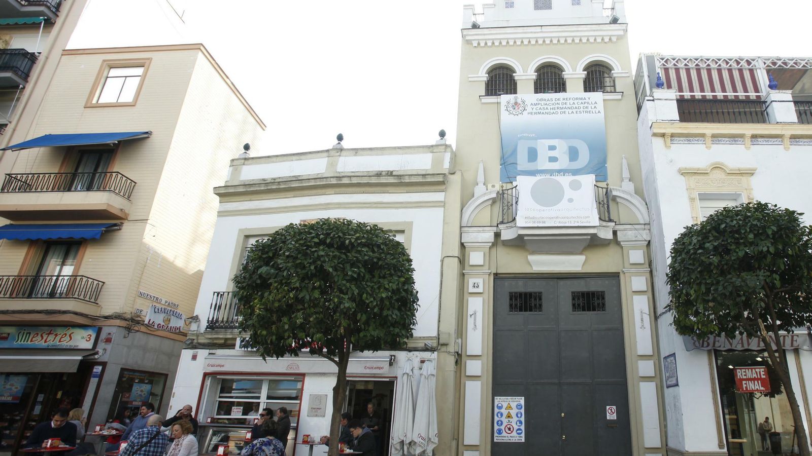 La Capilla de la Estrella, actualmente en obras.