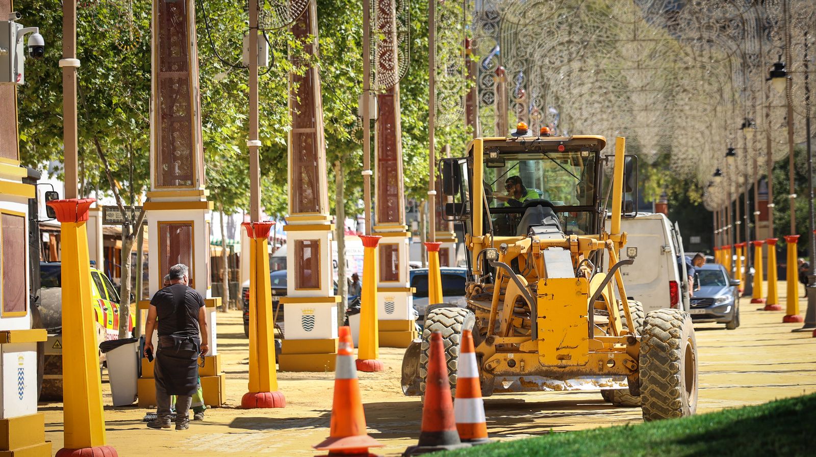 Imágenes de los preparativos para la Feria del Caballo 2024