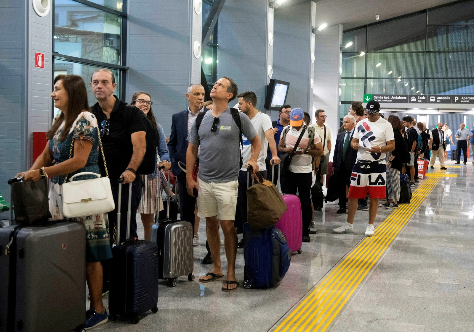 Las imágenes del primer día del AVE