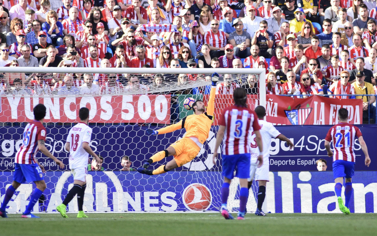 El Atlético de Madrid-Sevilla FC, en imágenes