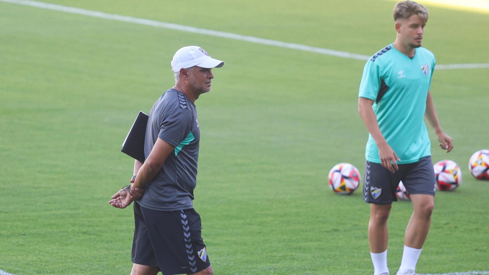 Pellicer, con Dani Lorenzo.