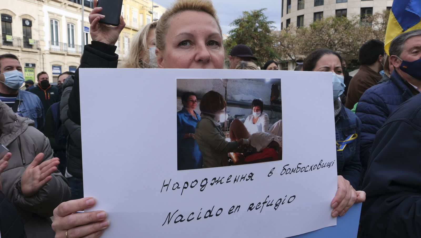 Fotogalería de las protestas contra la invasión rusa en Ucrania. Almería.