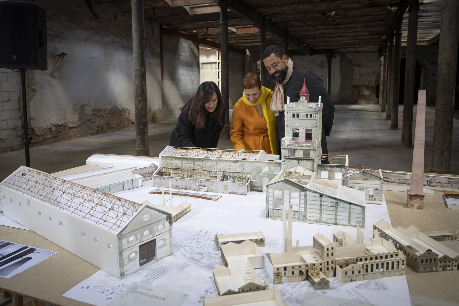 Primera piedra de la rehabilitación de la Azucarera de la Universidad de Granada