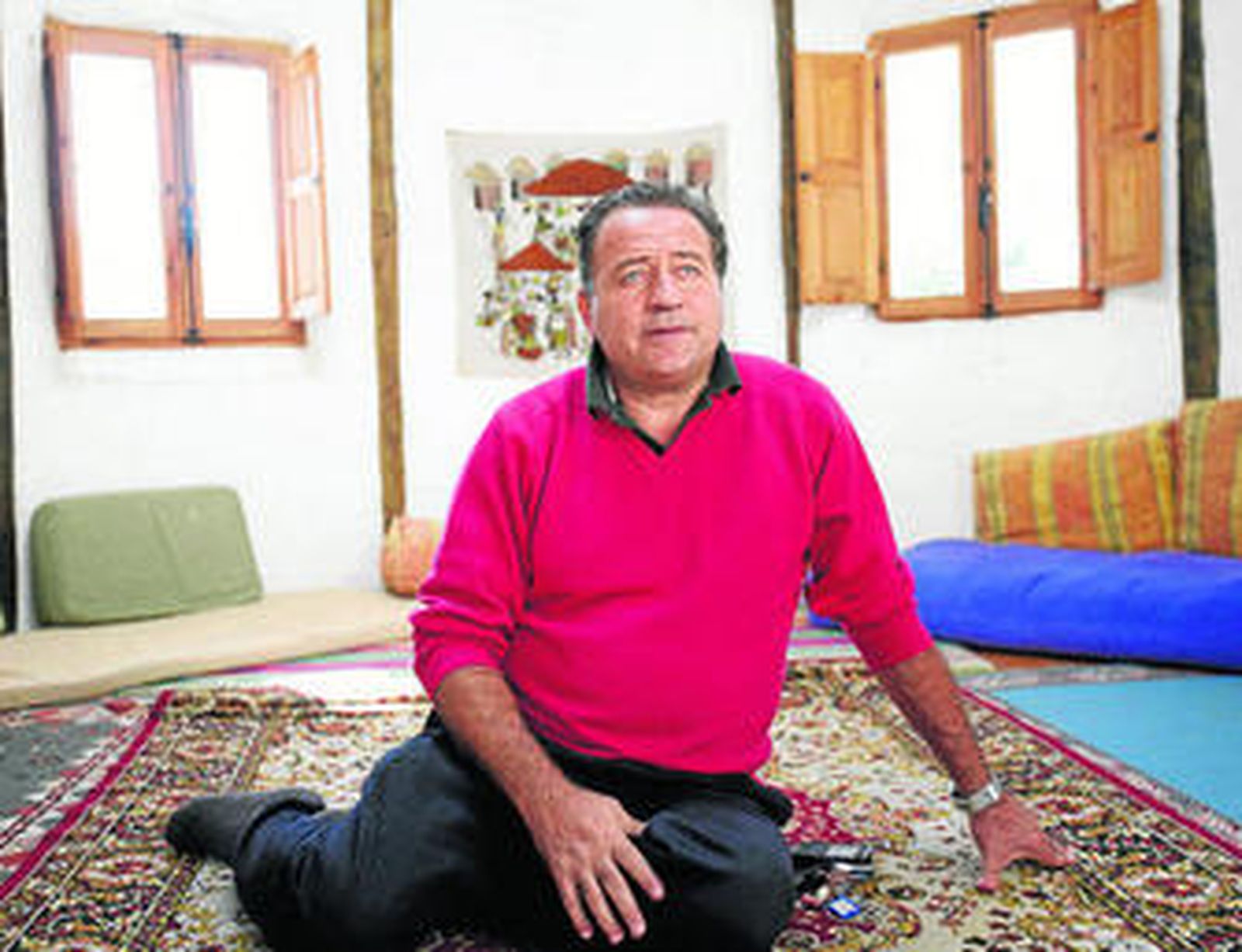 Ignacio Pereda, durante la entrevista en la Fundación Escuela de Solidaridad.