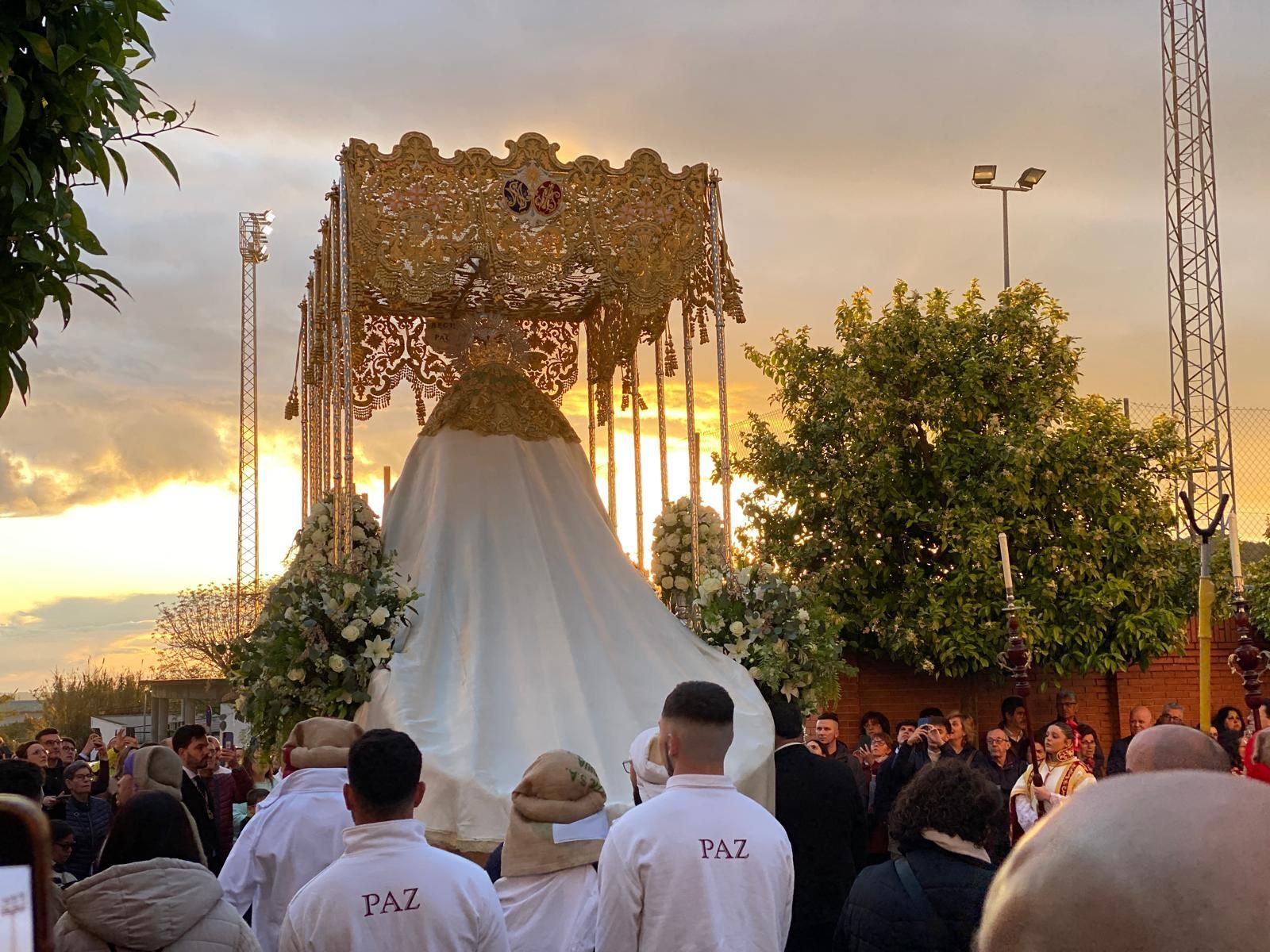 La procesión de la Hermandad de la Sentencia y Paz