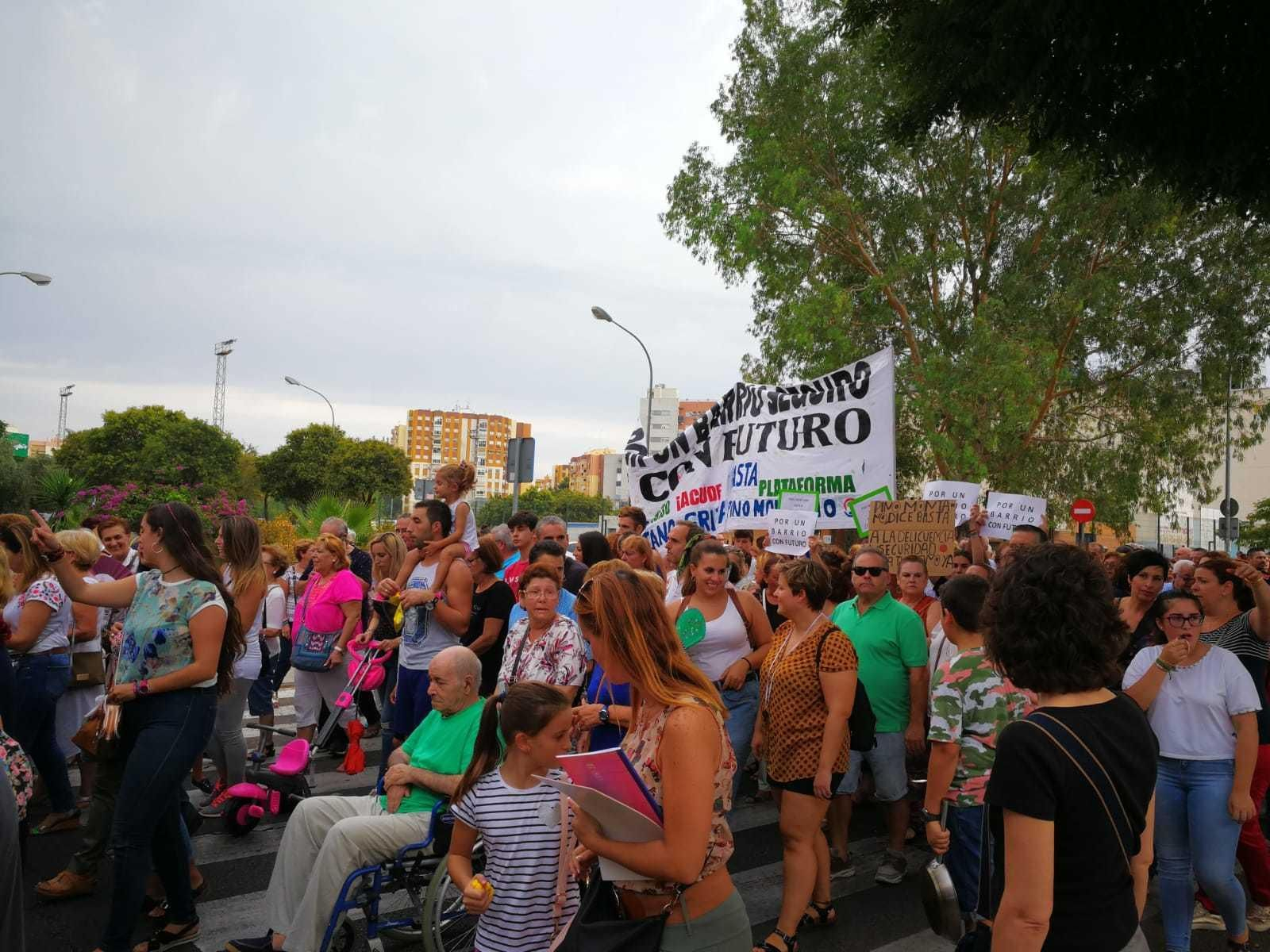 Imágenes de la manifestación en Pino Montano