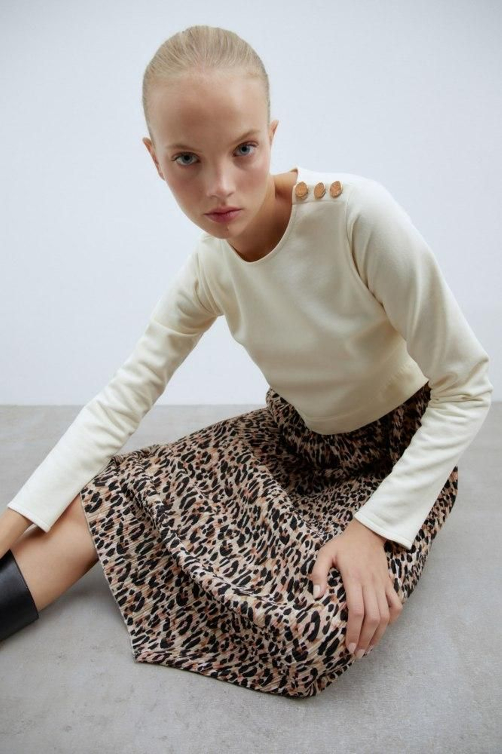 El vestido de Sfera más original de la temporada, en negro y animal print