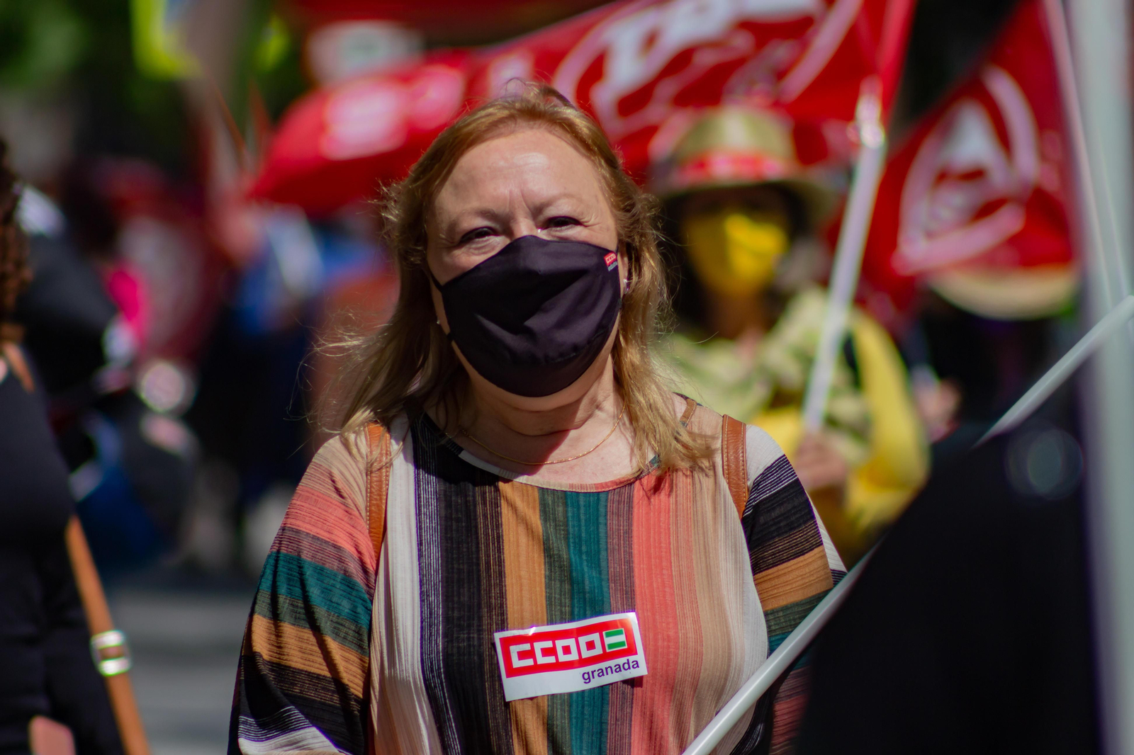 Fotos: Manifestación del 1º de Mayo en Granada