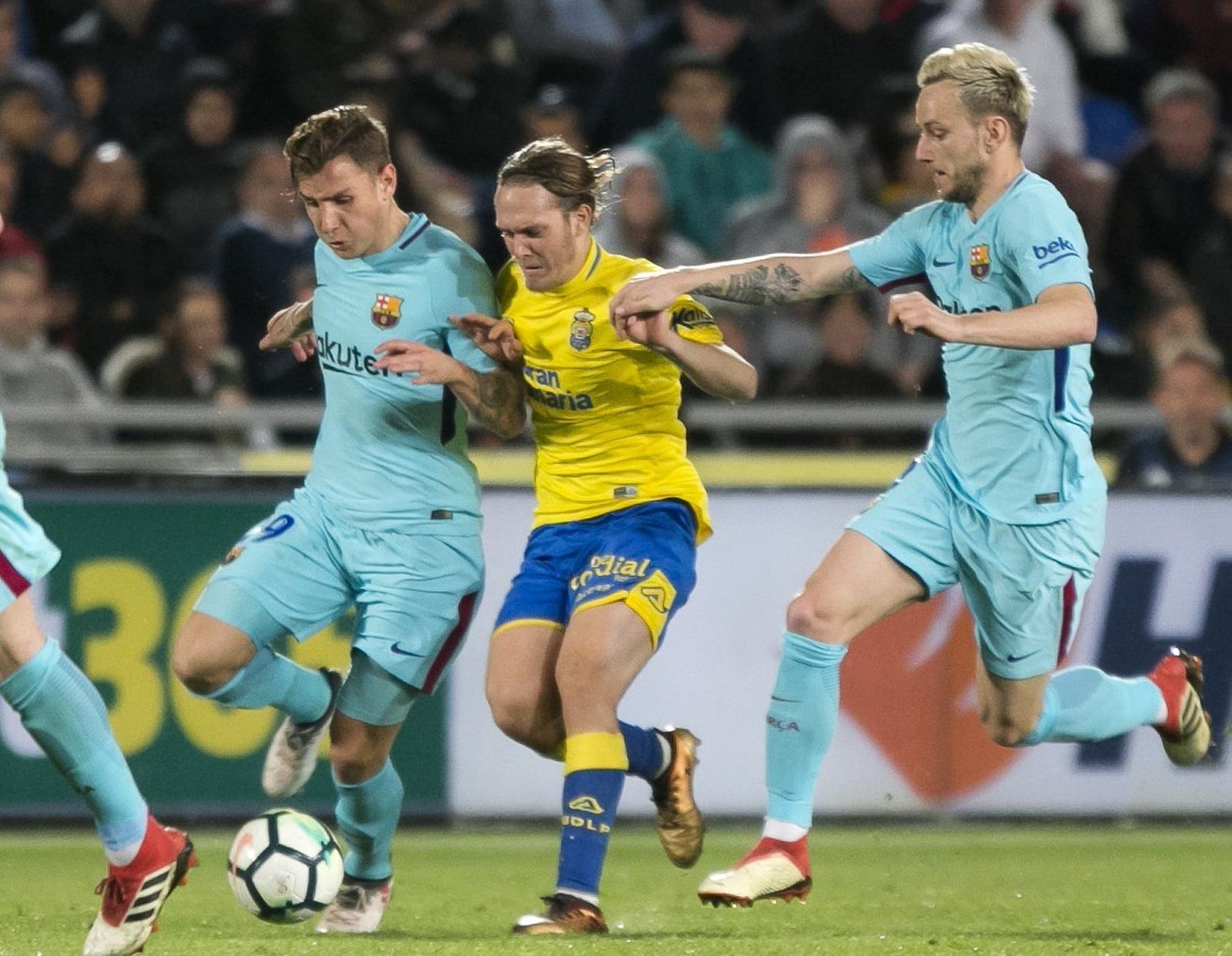 El Las Palmas-Barcelona, en imágenes