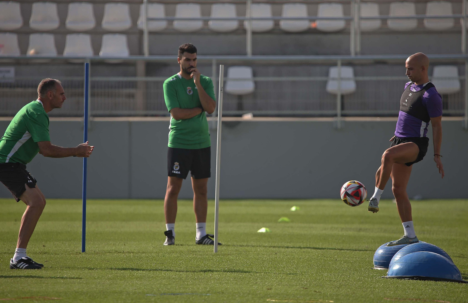 El entrenamiento de la Balona, en imágenes