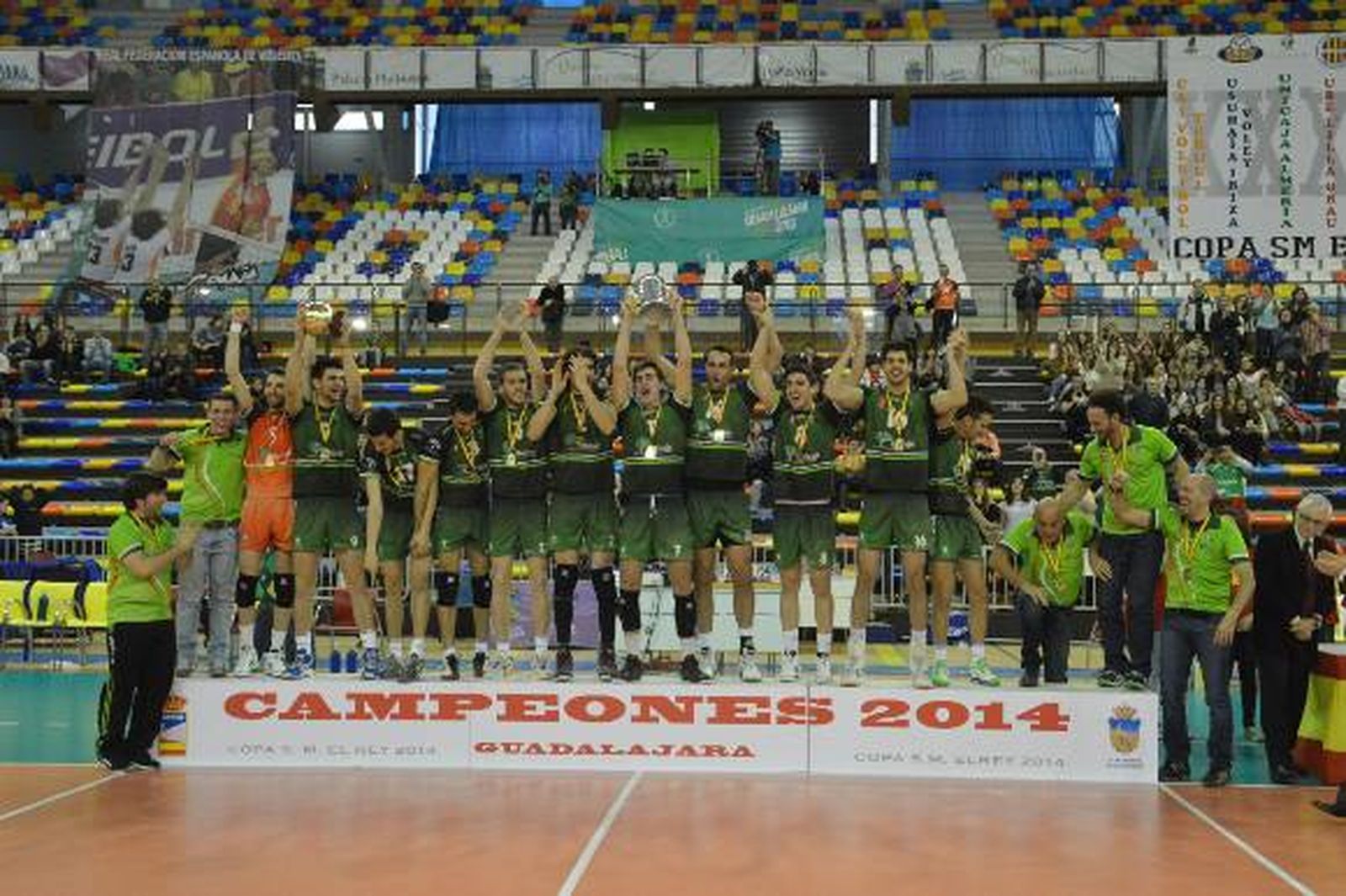 El Unicaja Almería logra su noveno título de campeón de la Copa del Rey
