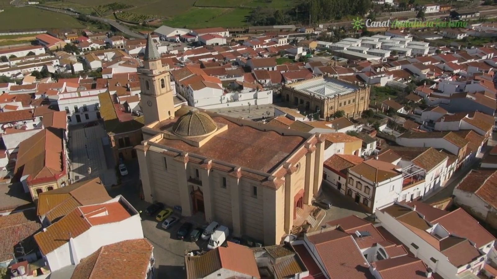 Vista aérea de Calañas.