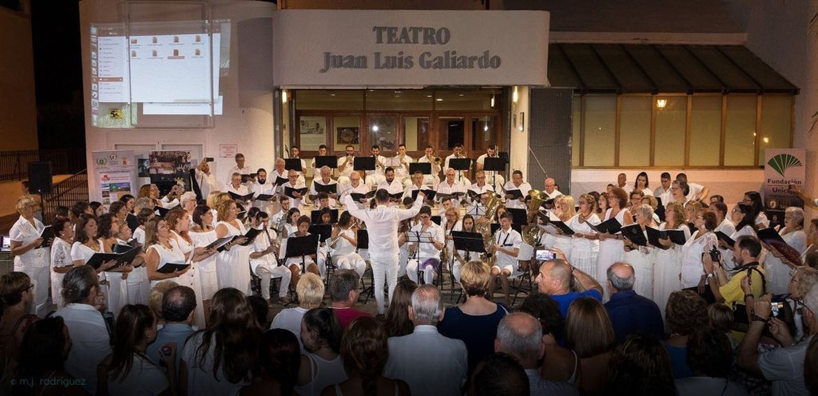 Una actuación de la Coral Portus Albus de Algeciras.