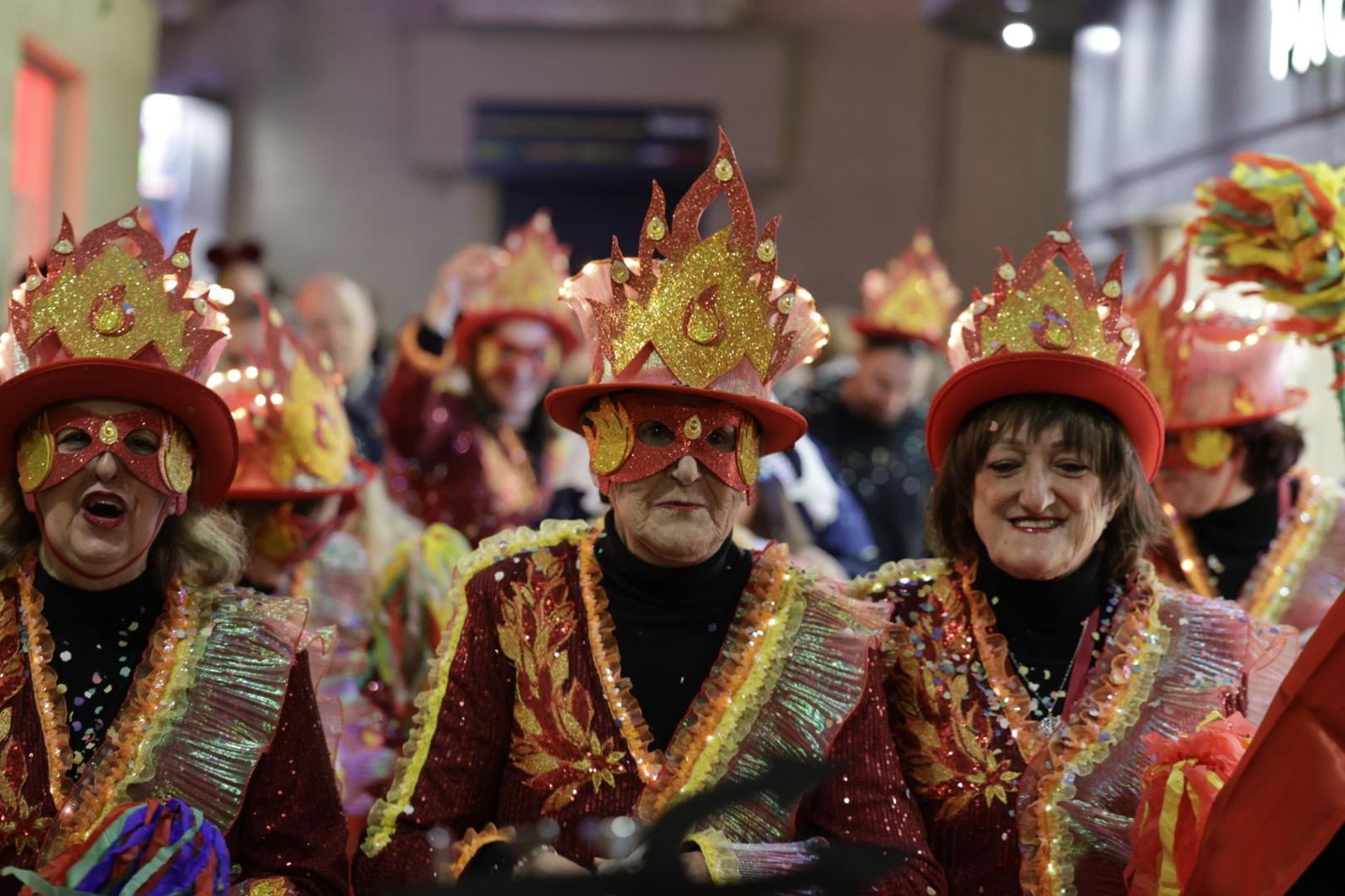 Cortejo, acto y quema del Dios Momo del Carnaval de Cádiz 2026