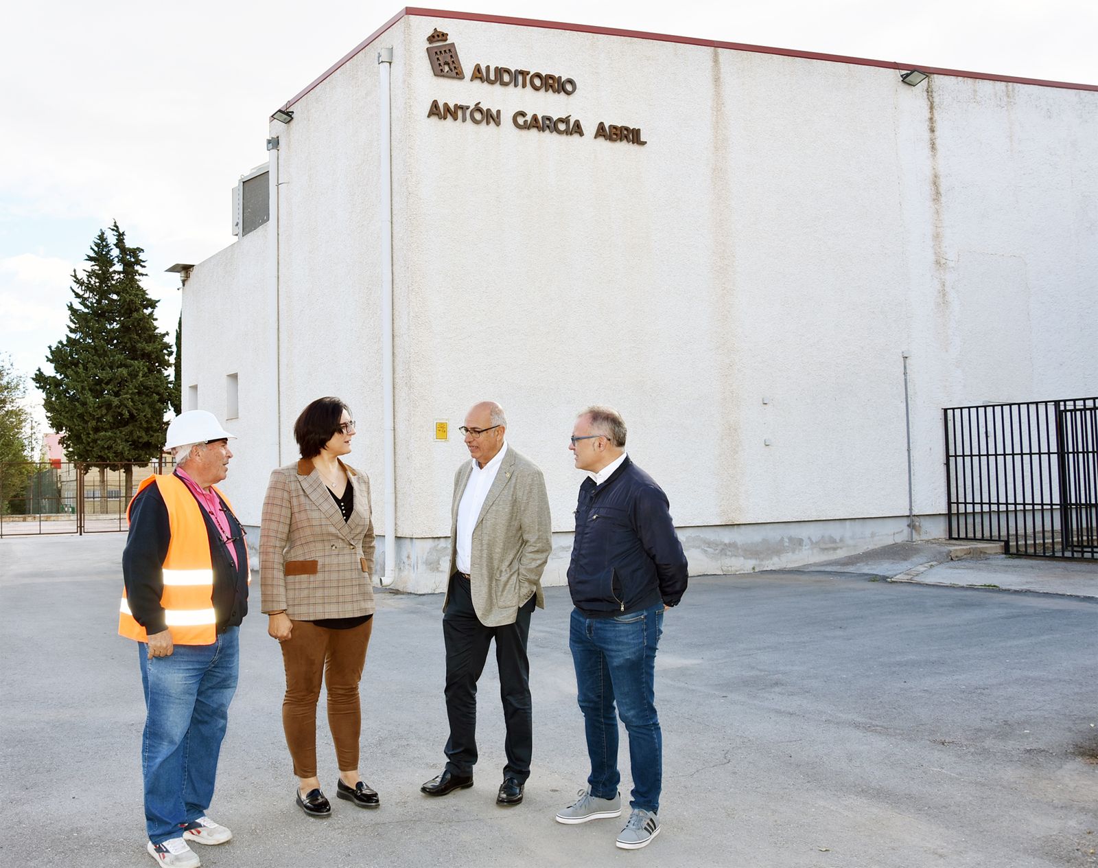 Visita a las obras del Conservatorio Profesional de Música de Baza, bonificadas por el Ayuntamiento al 95% en el ICIO