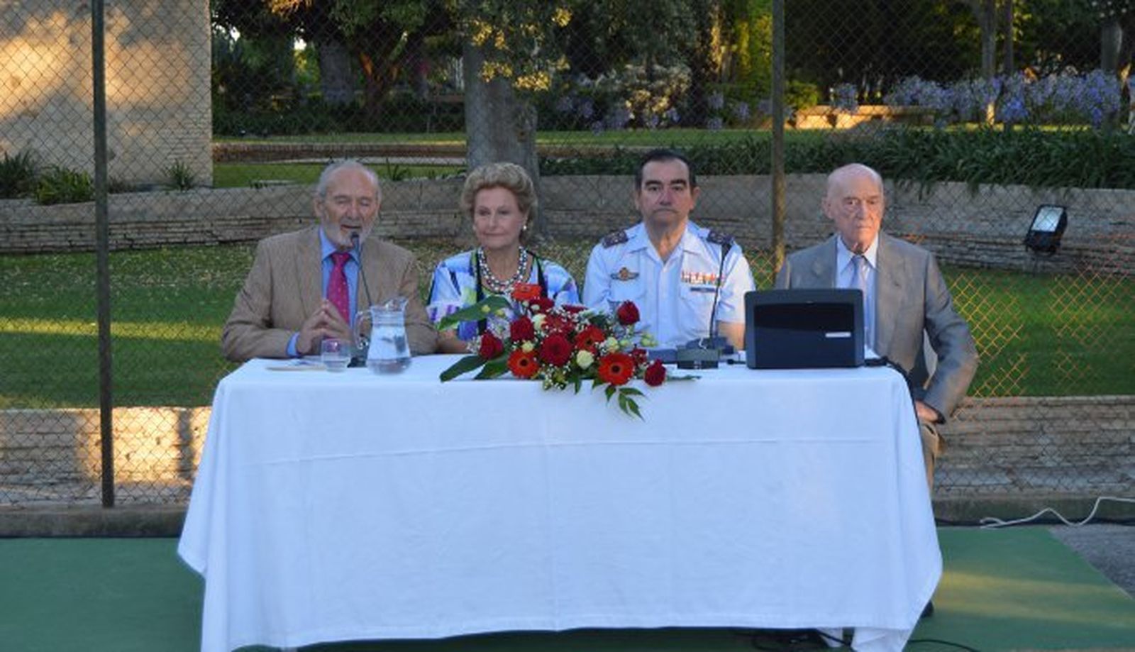 José Santiago Miranda, Beatriz de Orleans-Borbón, Pablo Gómez-Rojo y Cecilio Yusta .