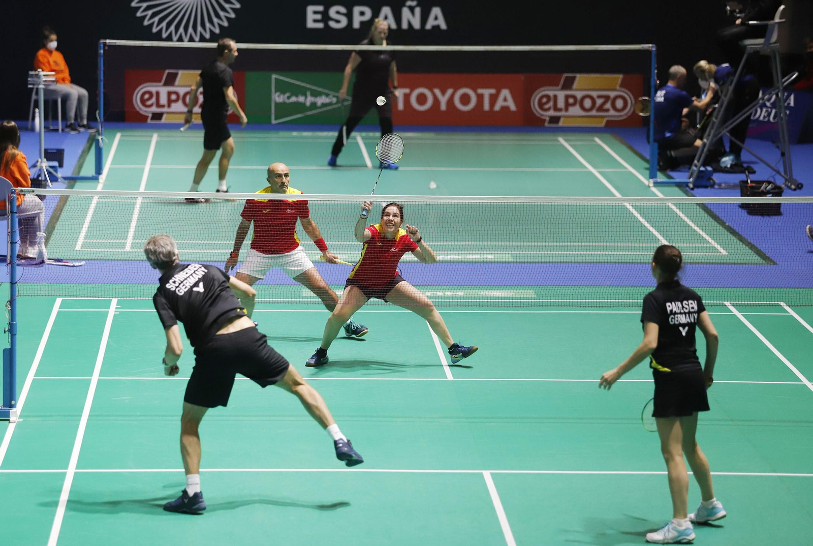 Imágenes del primer día de competición del Mundial senior de bádminton de Huelva 2021