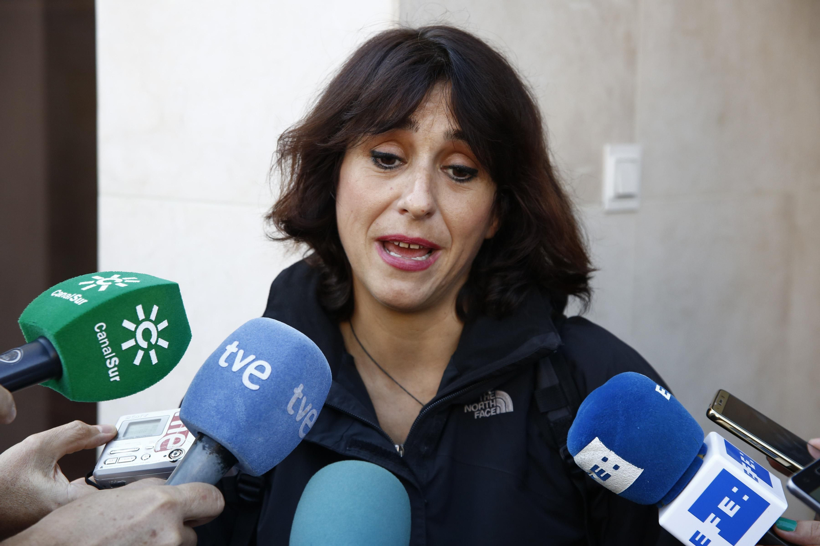 Juana Rivas, a la salida del juzgado en una foto de archivo.