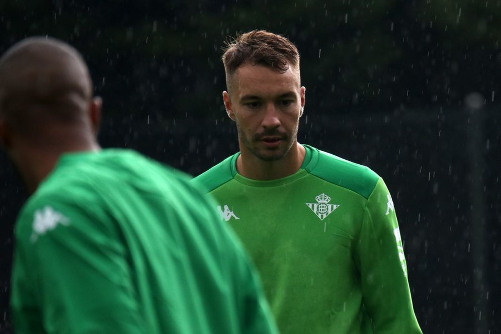 Loren, en un entrenamiento en Bad Ragaz.