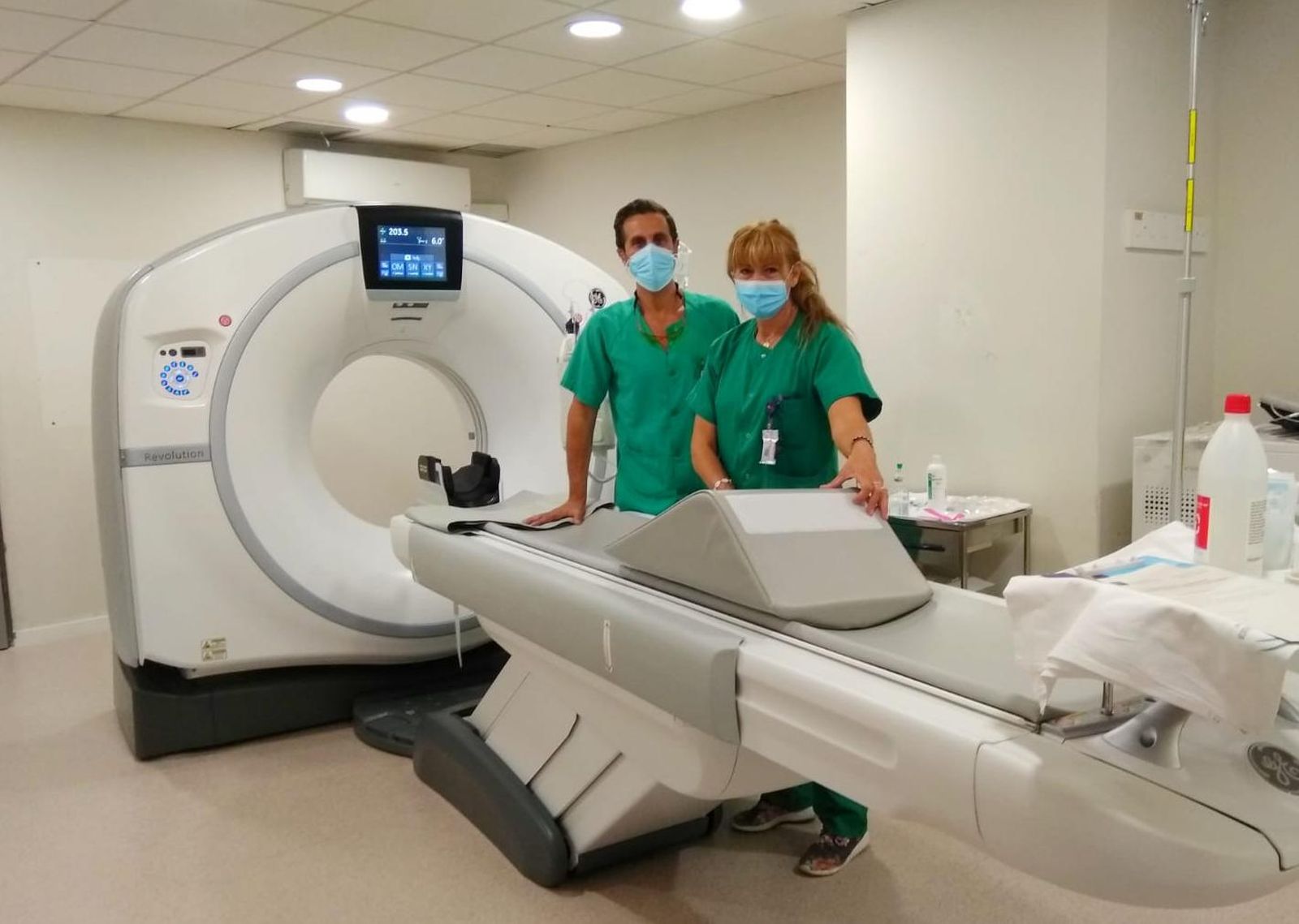 Nuevo TAC incorporado al Hospital Reina Sofía.