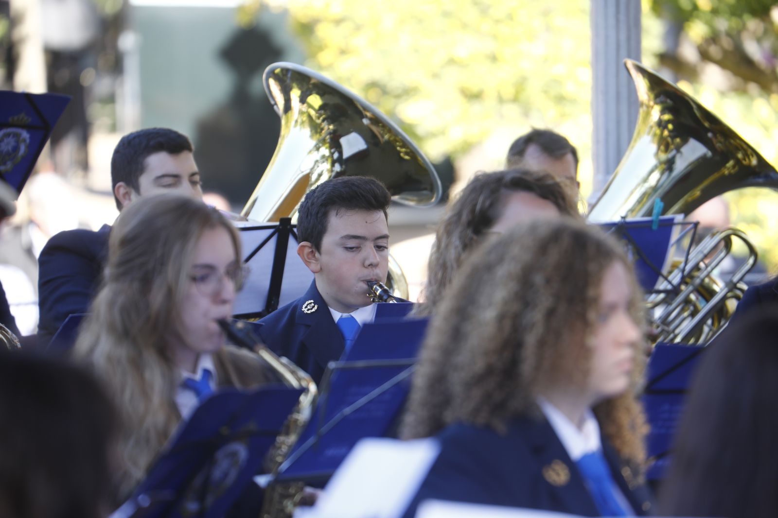 La banda de música de la Estrella inaugura Viento Joven en el quiosco de La Victoria de Córdoba