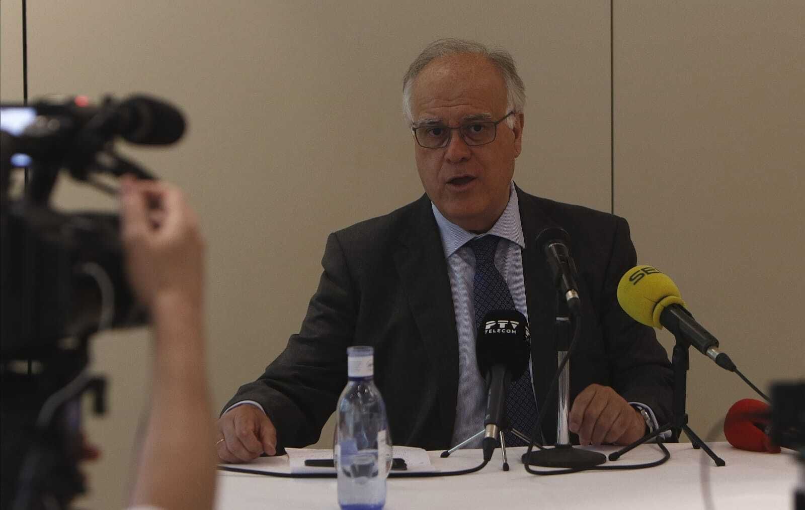 José Félix Romero durante la presentación de su candidatura en La Raza.
