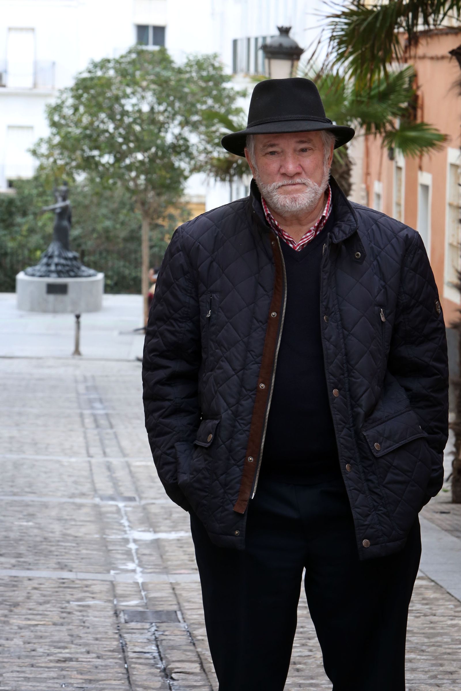 El presidente de la asociación de vecinos del barrio de Santa María, Pepe Rodríguez.