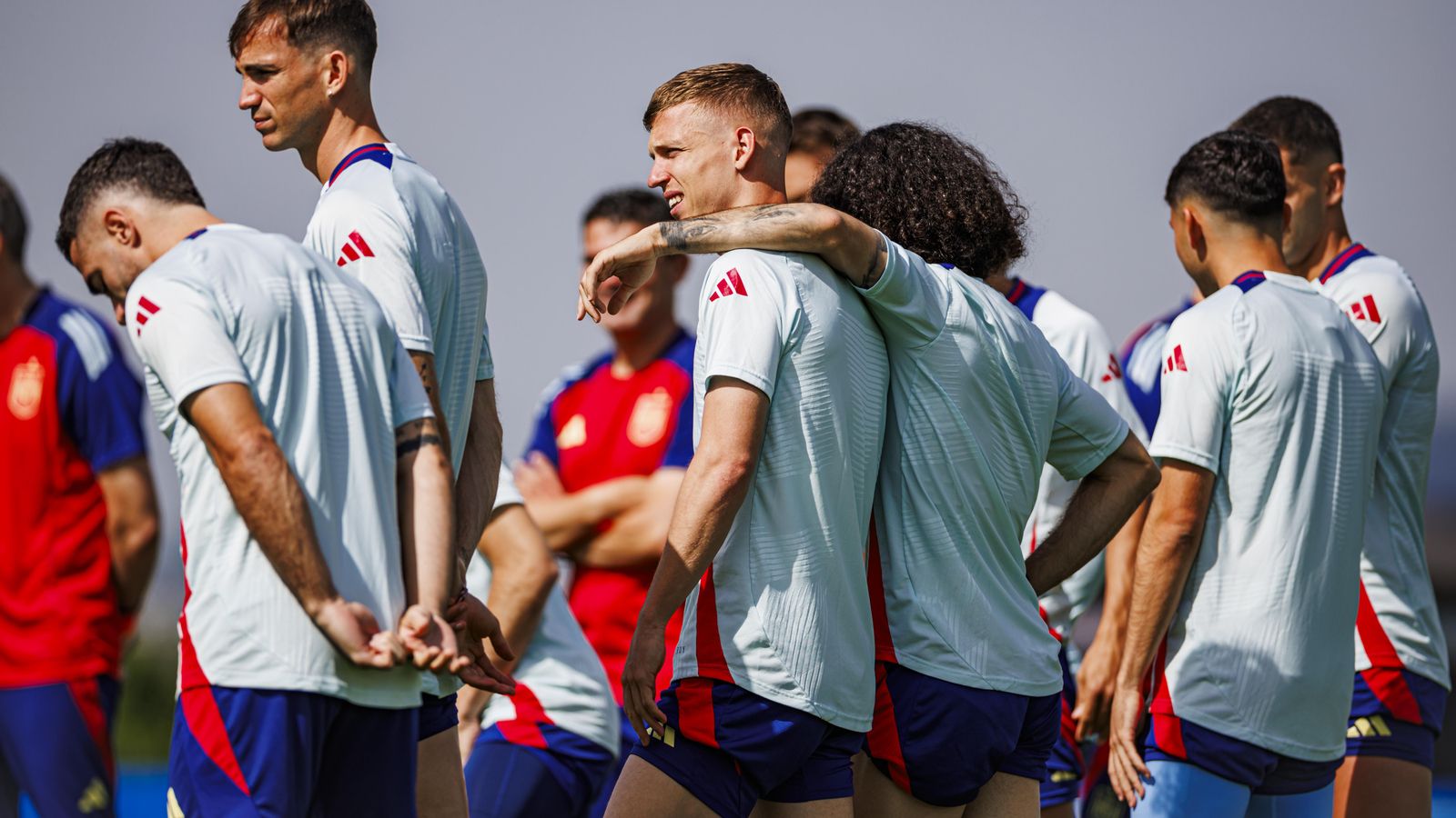 Las fotos de la selección española antes del partido contra Georgia