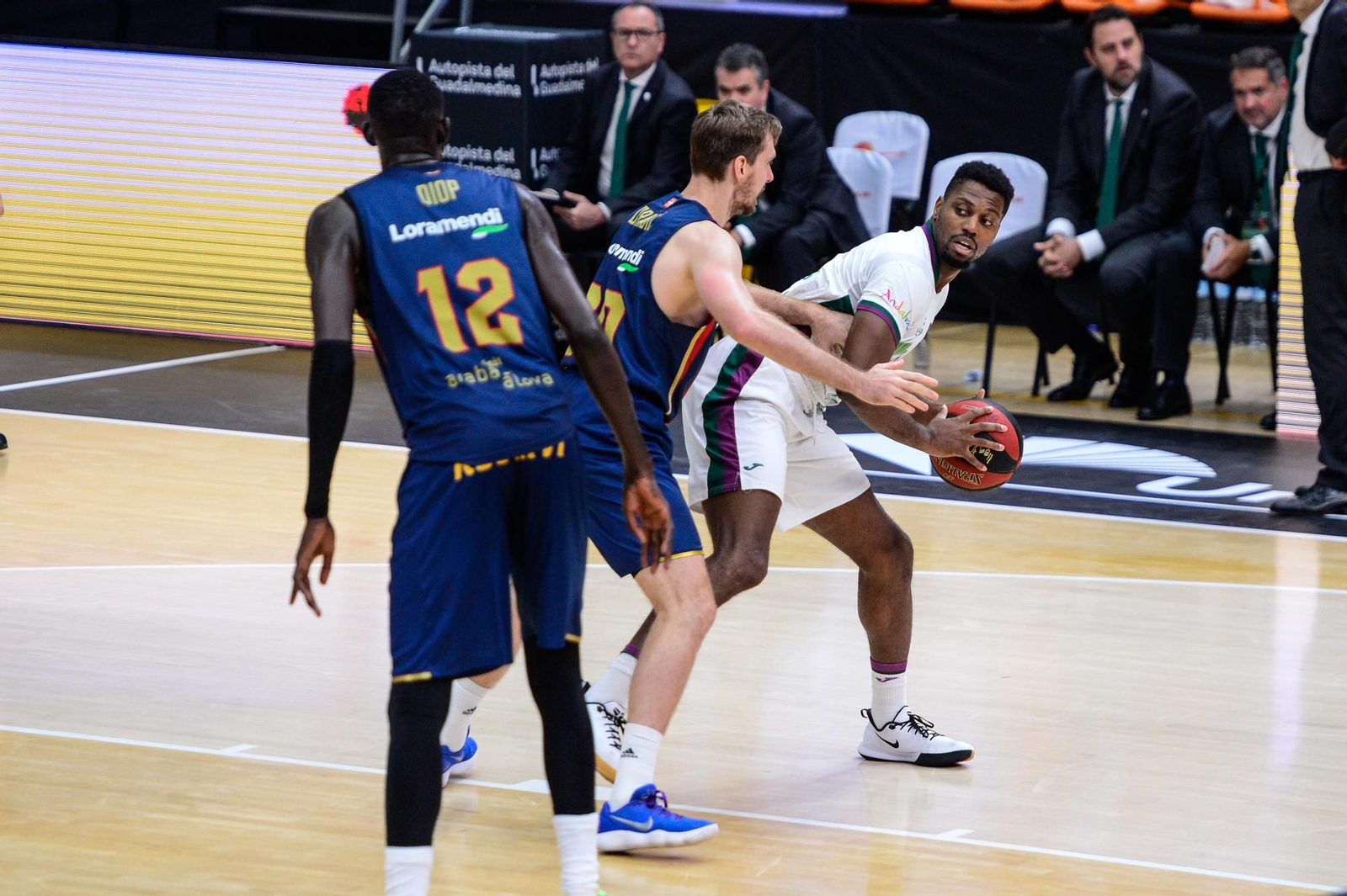 El Baskonia-Unicaja, en fotos