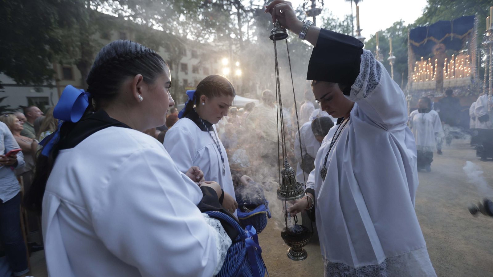 La Magna Mariana de Algeciras por el Parque María Cristina, en imágenes