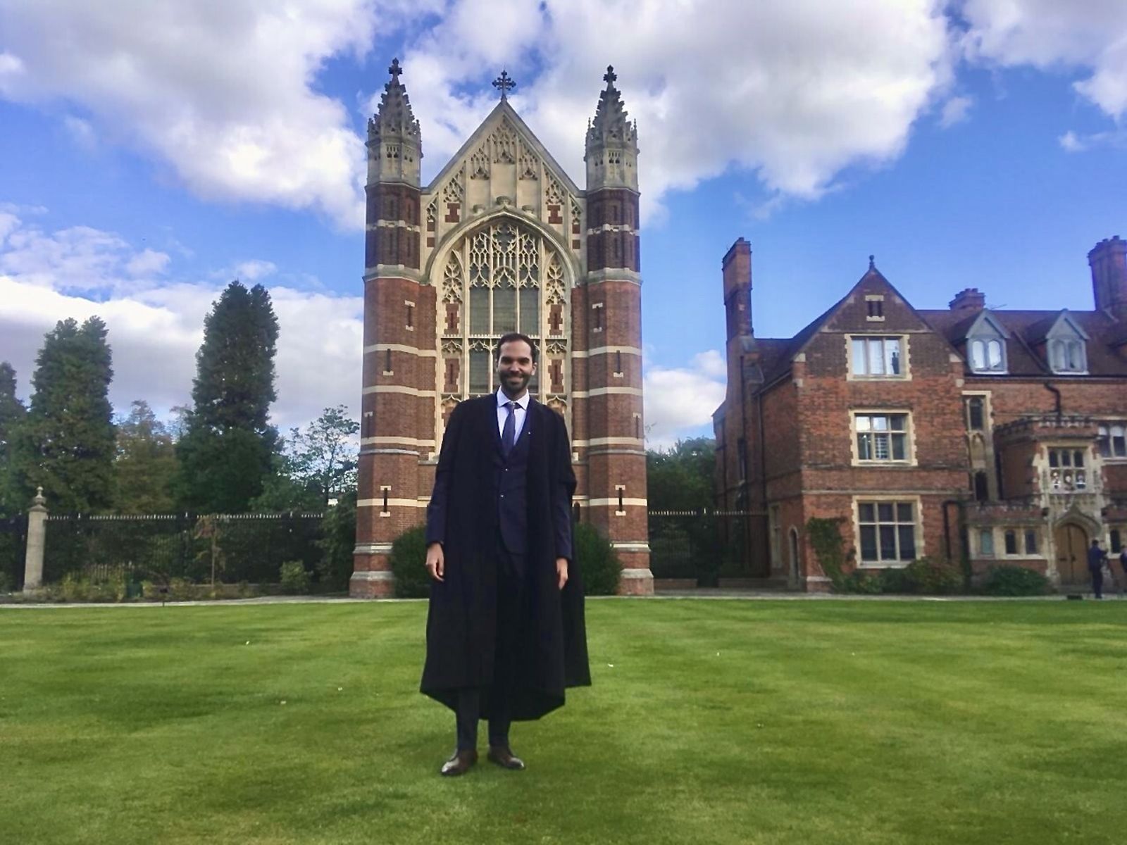 Javier Moreno Rivero, en Cambridge.