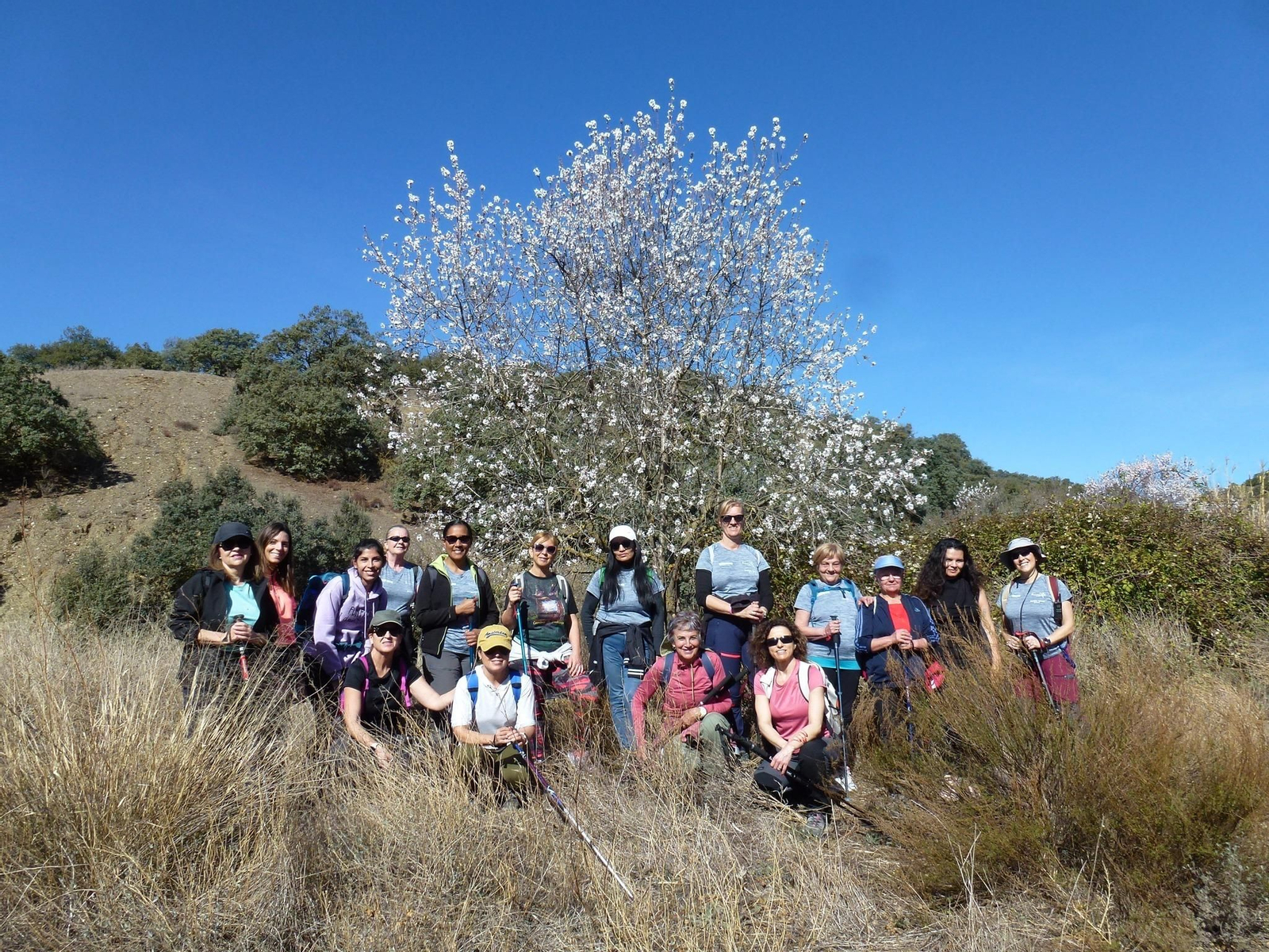 Imagen de la cuarta ruta del Programa de Senderismo de Huércal-Overa en los Encinares del Cabezo.