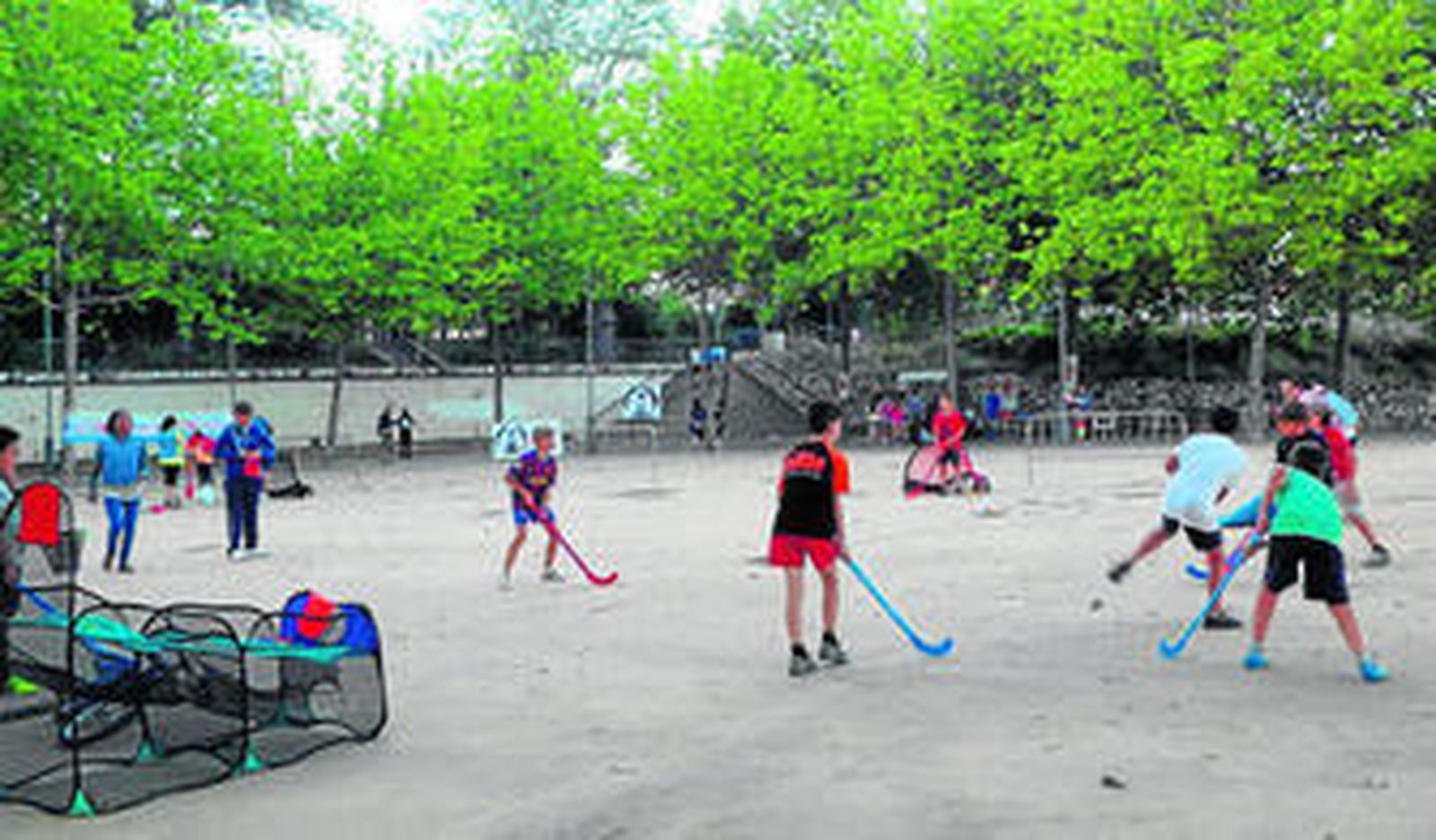 Algunas de las pruebas deportivas que se realizaron en el recinto ferial.