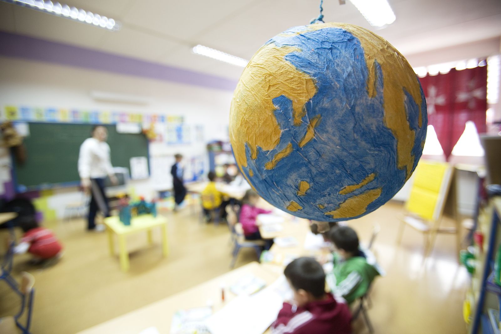 Aula de Infantil de un colegio público.