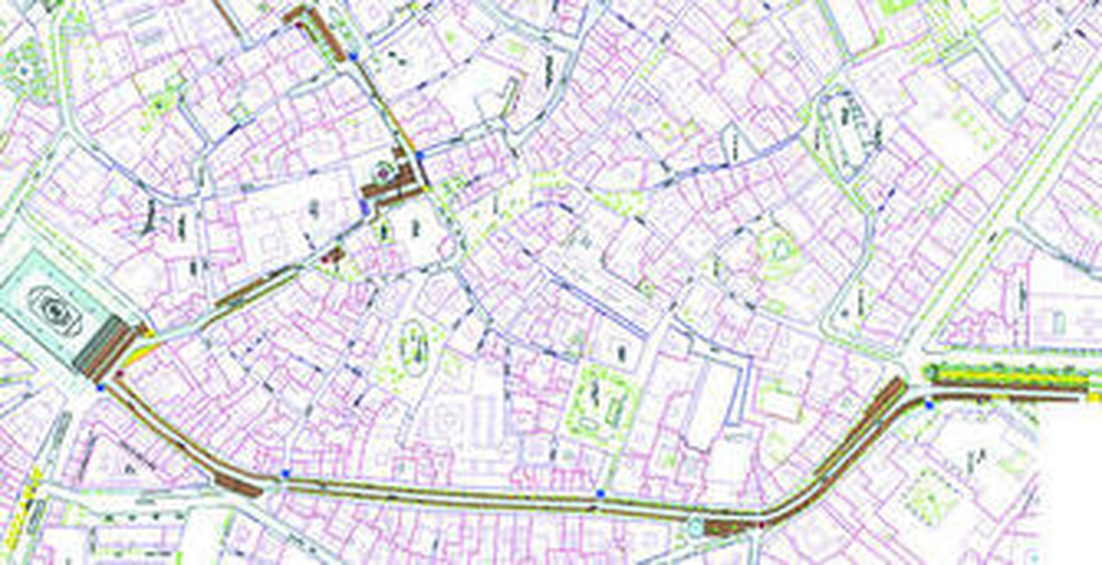 Trazado de la nueva Carrera Oficial aprobada por los hermanos mayores el pasado verano.