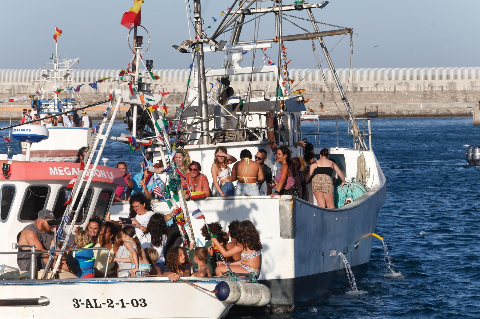 Fotos de la procesión de la Virgen del Carmen en Tarifa