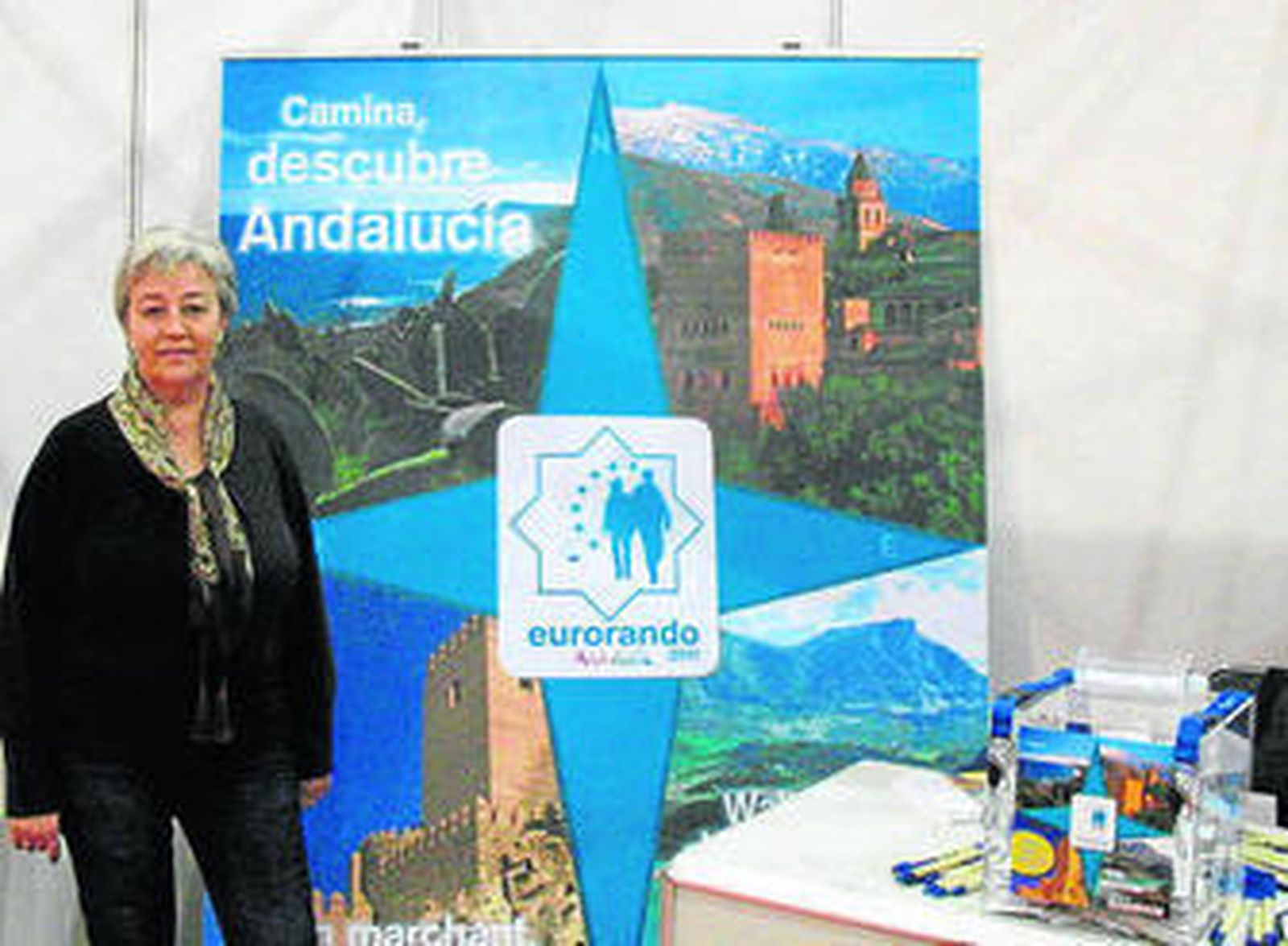 La diputada de Deportes, María José García Crespo, en Londres.