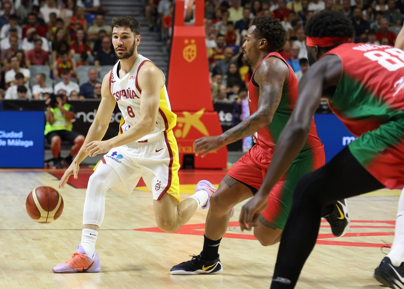 España-Portugal, preparación del Eurobásket en Málaga, en fotos