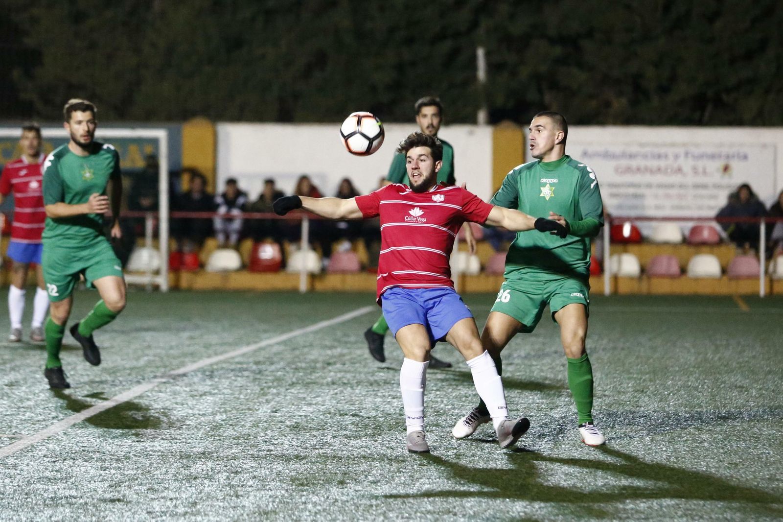 Lance de un encuentro del Cúllar Vega de la presente temporada.
