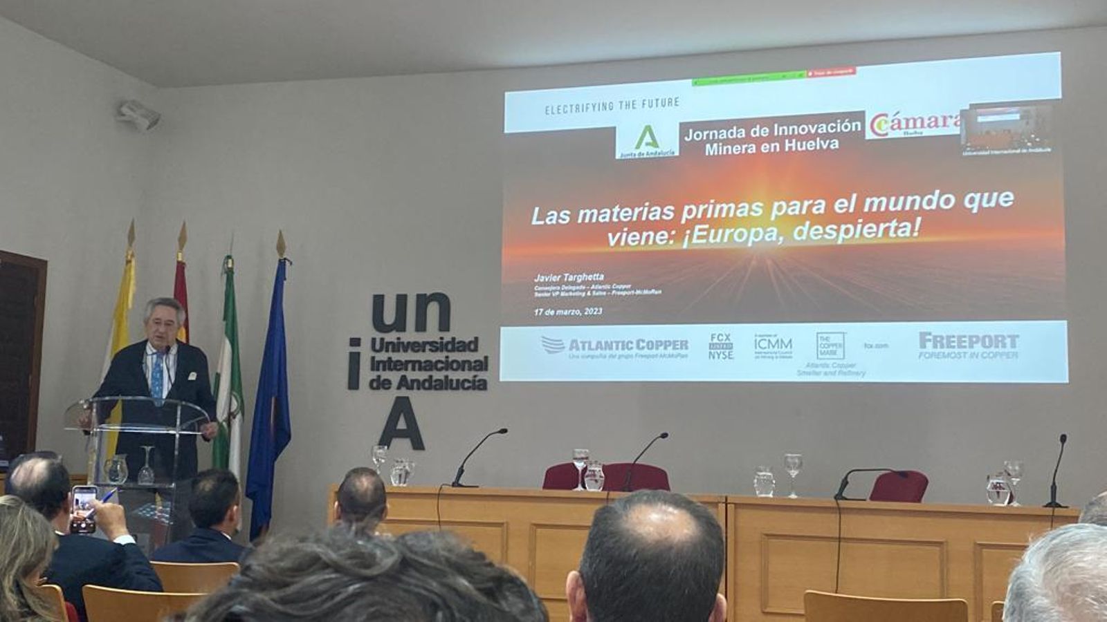 La UNIA acoge la I Jornada de Innovación Minera en Huelva La UNIA acoge la I Jornada de Innovación Minera en Huelva