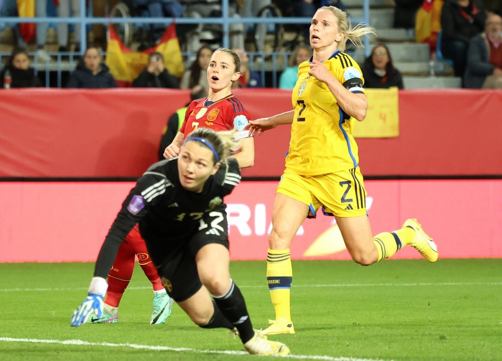 España-Suecia, en fotos