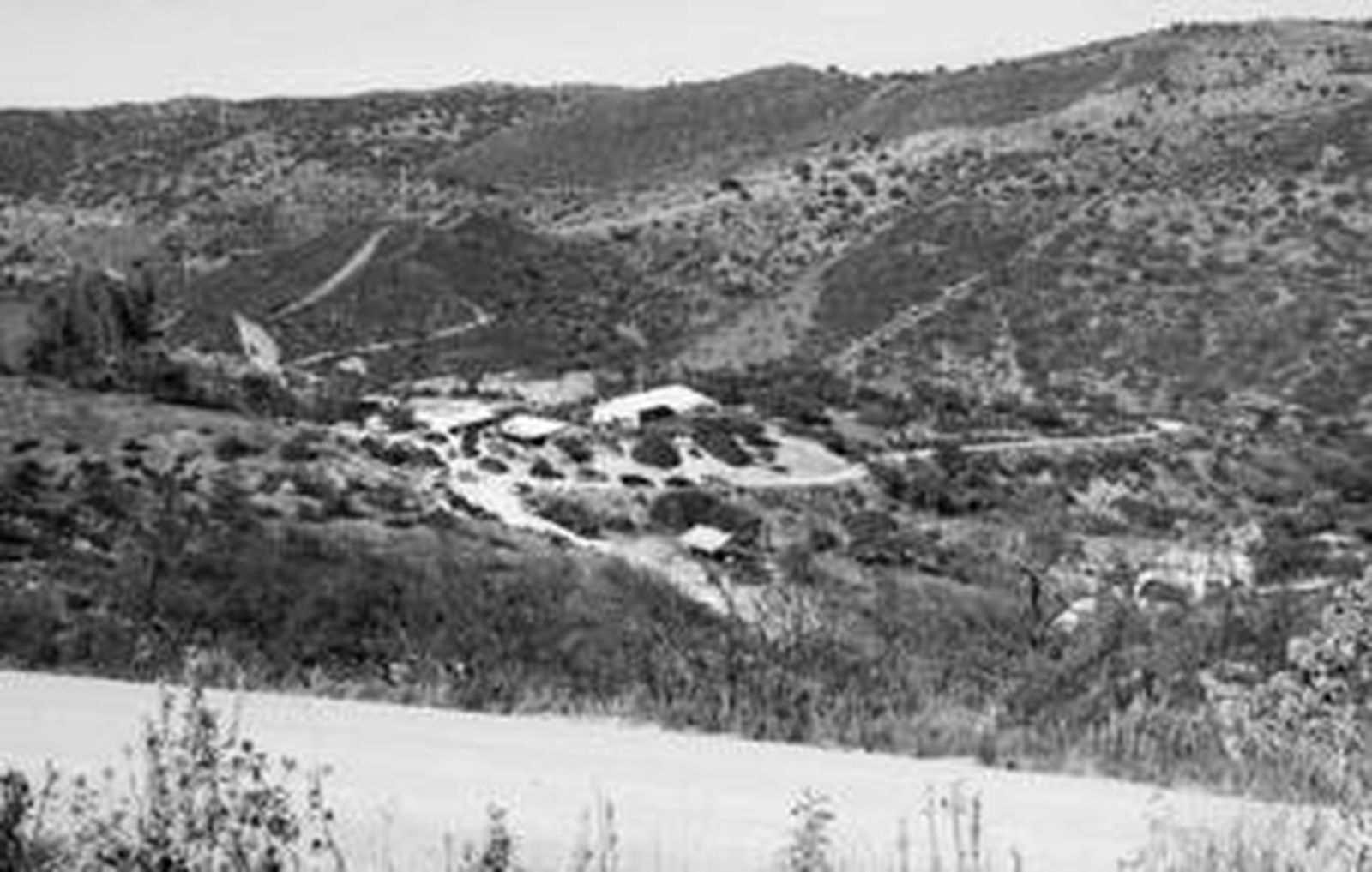 Alrededores del área de descanso La Cantina, en la Ruta del Agua.