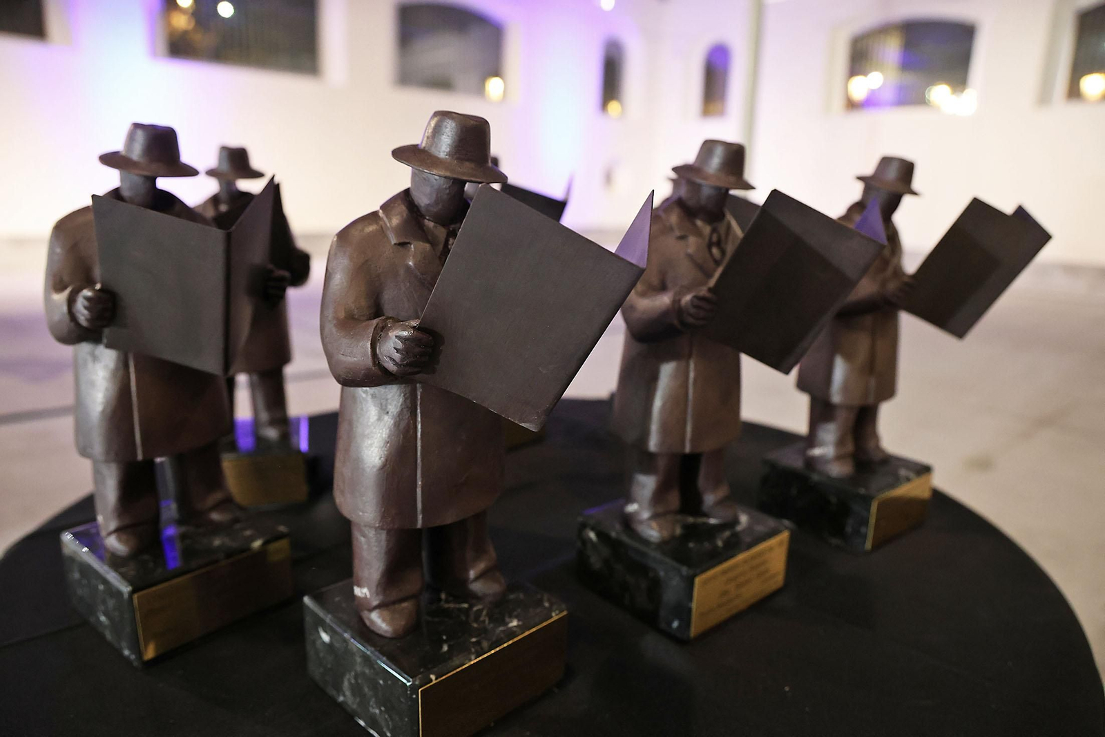 Imágenes de los invitados a la gala de los  37 premios Onubenses del Año