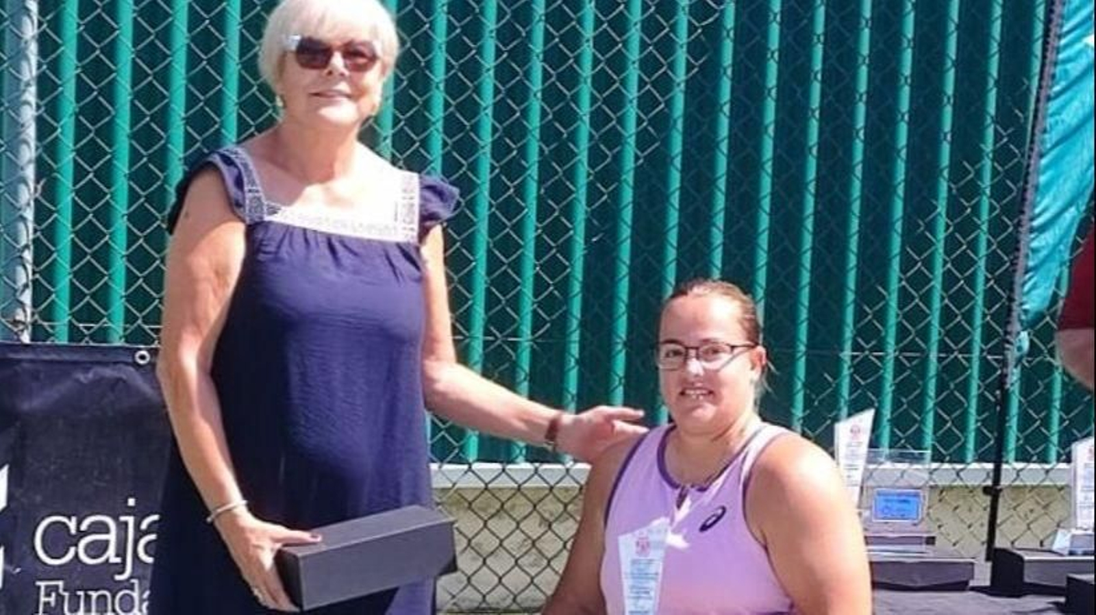 Laura Sambruno ha entado en el top 100 de las mejores jugadoras de tenis en silla de ruedas.