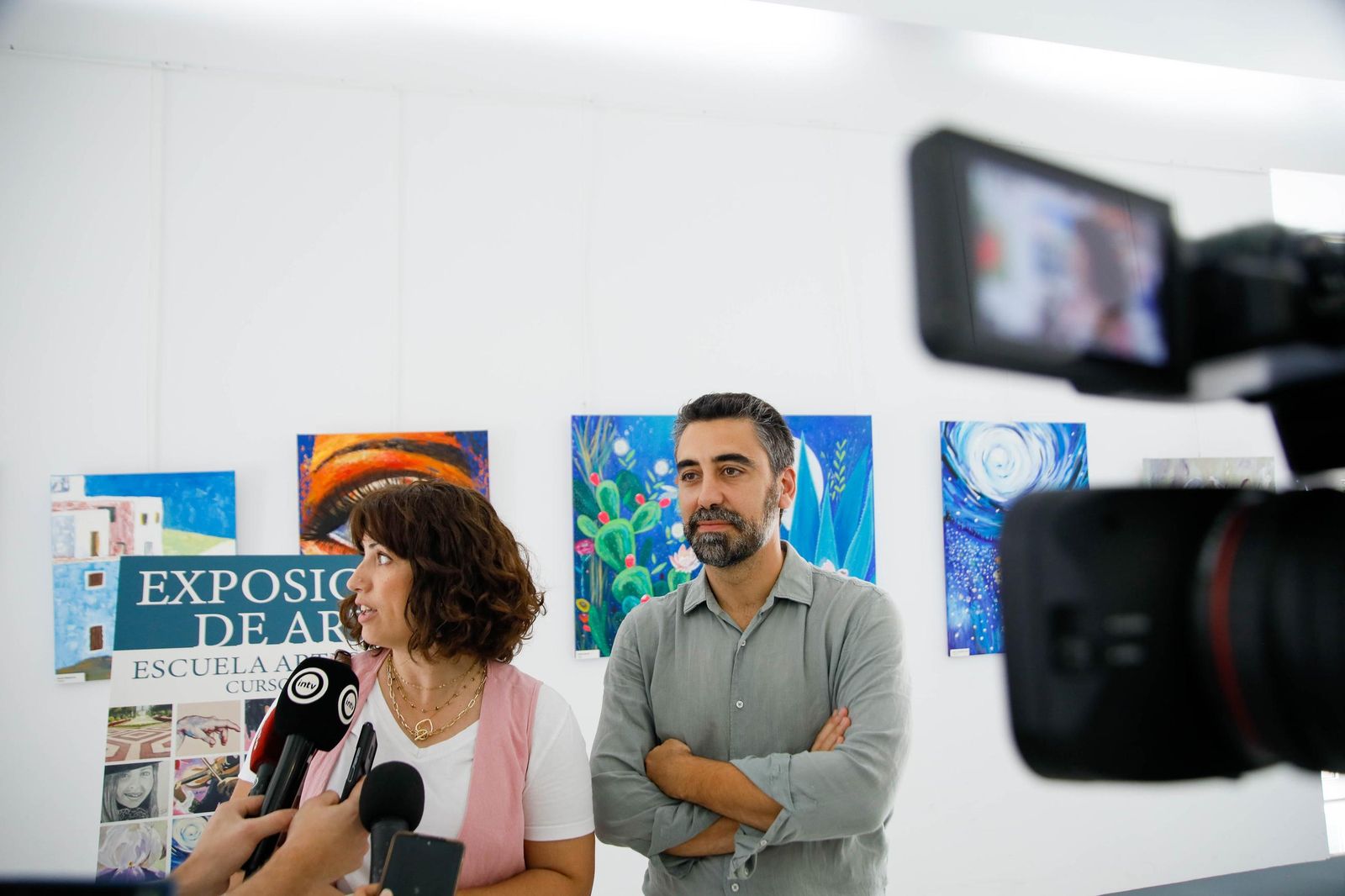 Exposición Arte Pintura de la sala Jairán, en imágenes