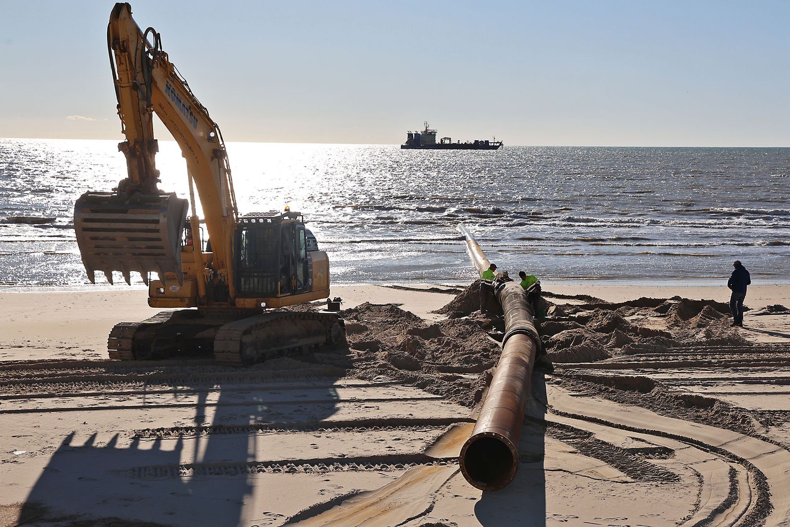 Las dramáticas fotografías del estado de las playas de Matalascañas tras el paso del temporal