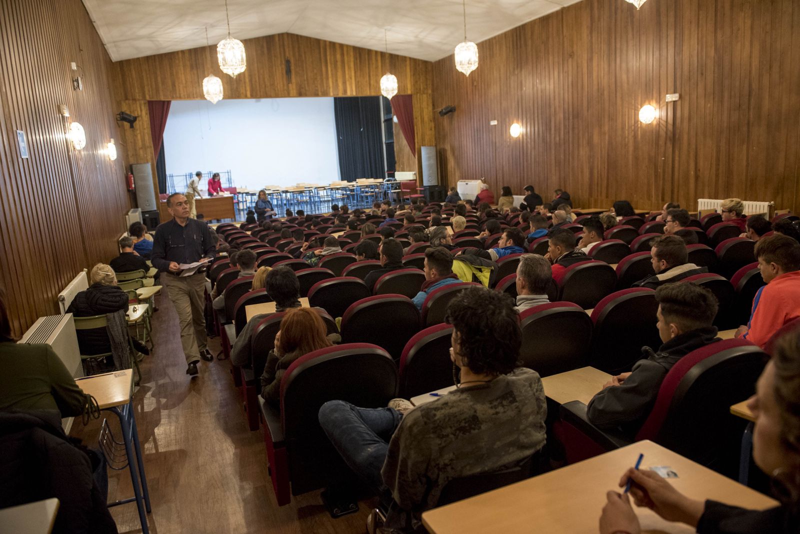 Imagen de archivo de una prueba de ESO para mayores de 18 años.