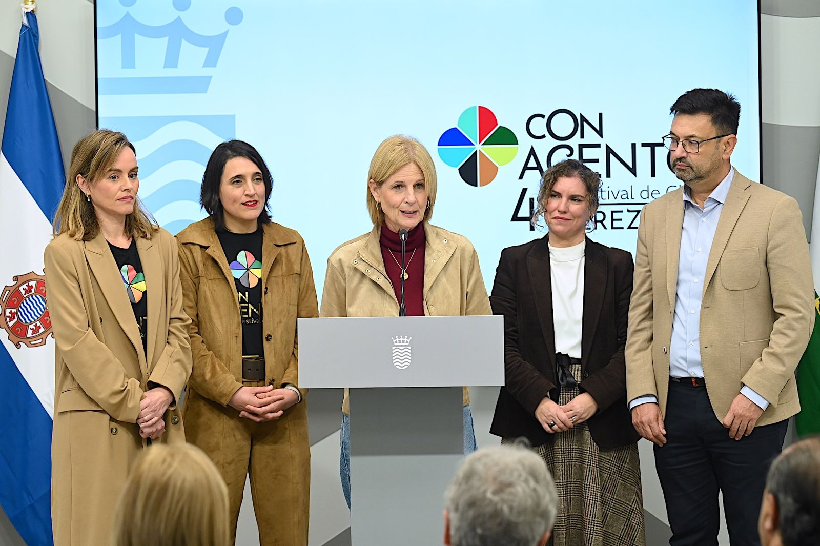 María Espejo, Lidia María Jaime, María José García-Pelayo, Susana Sánchez Toro y Alfredo Carrasco.